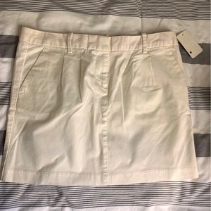 Lily Pulitzer white short cotton skirt - new
